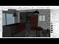 modéliser facilement une scènes 3D Intérieur sur SketchUp pour l'animation
