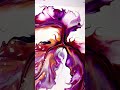 Botanic Dutch Pour💜 / Fluid Acrylic Painting