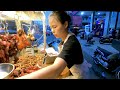 Tasty! Juicy Roasted Duck, Crispy Pork belly, Braised Pork - Cambodian Street Food