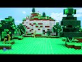 Lego Minecraft But I Have To Escape From Rainbow Friend | BlockCraft Lego Stopmotion