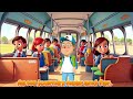 Wheels on the Bus💨(New Version)  Song for kids | Cartoons for Kids | with Lyrics