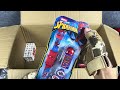 Spiderman toy set ASMR Spiderman electric toy gun