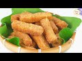 Crispy Eggplant Fingers/Fried Eggplant sticks Recipe by Tiffin Box | Brinjal Fry,Easy Snacks Recipe