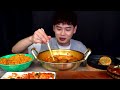 ASMR 매콤치즈 열라면🍜참치마요 비빔밥 오징어순대 튀김만두 먹방~! Spicy Cheese Noodles With Fried Dumpling Fried Rice MuKBang!