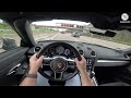 2023 Porsche 718 Boxster S (982) POV TEST DRIVE | Autobahn Acceleration | RAW Sound