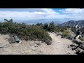 Scariest section of Devil's Backbone Trail in Mt Baldy