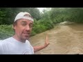 Storm chaser intercepts SEVERE STORM and flash flood deep in the hollers of West Virginia!