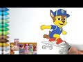 Fun Coloring Page Paw Patrol || Coloring Paw Patrol Chase 🐾