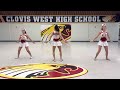 2023-24 Clovis West Tryout Dance- Cheer (w/music)