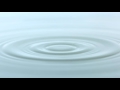 slow motion rippling water droplets