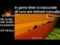 SP3 Chapter 1 (Former world record) Speedrun | 24.667