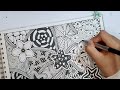 Zentangle Patterns For Beginners | Zentangle Art | Doodle Pattern