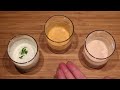 3 Easy DIY Dipping Sauces