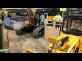 R C excavator driver, moving figure