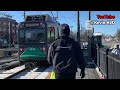 【MBTA GLX】Medford/Tufts to Clevland Circle - E & C Branch Front View Timed Lapse POV