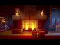 Minecraft Soothing Scenes – Relaxing Fireplace