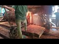 Cutting a Log at Sturgeon's Mill