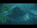 Deep Sleep Instantly in 3 Minutes with Heavy Storm Rain on Tin Roof, Powerful Thunder & Storm Wind