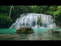 Erawan Waterfall, Kanchanaburi, Thailand 🇹🇭 | น้ำตกเอราวัณ กาญจนบุรี | Relaxing Waterfall Sounds 2hr