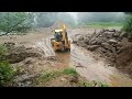cleaning and construction of stone quarry || jcb cleaning using loader || jcb loadings soils