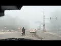 Dwarka to Gurgaon - Delhi too much fog 4 degree Temp Today | Dwarka Expressway