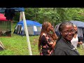 How we go Glamping not Camping | Ozark Trail 20 person Tent - 5 room tent tour | Movie Night