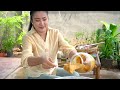 '' 20kg Big Bamboo shoot '' - 4 recipes cook Bamboo shoot - Cooking with Sreypov