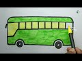 How to draw a cute bus easy step by step || Cute car drawing || @Cutedrawings01