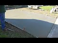 How To pour a Concrete Rv Driveway