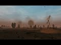 Israeli artillery destroying enemy positions