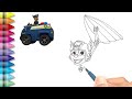 How to Draw Paw Patrol The Movie || Drawing Paw Patrol Chase 🐾