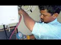 DAIKIN AC GAS LEAK DETECTION,BRAZING AND GAS CHARGING TELUGU