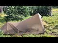Kifaru Supertarp Tour - Floorless Shelter with Stove - Backcountry Hot Tent