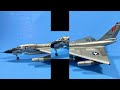 Building the Italeri 1/72 B-58 Hustler Scale Model Airplane-Part 3 (Final Reveal)
