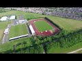 Corby town industry and flight around  Rockingham village and castle. ..