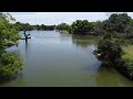 Granbury, TX - Flying Around the Lake, Beach Area, and Downtown Square