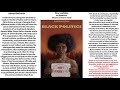 Black Politics | By Rashida Brown | Read aloud