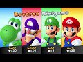 Mario Party 10 Mario Party #393 Yoshi vs Waluigi vs Luigi vs Mario Haunted Trail Master Difficulty