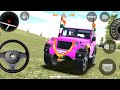 Dollar song sidhu musewala real Indian new model Pink Thar offroad village driving gameplay video