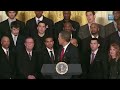 President Obama Welcomes the Los Angeles Lakers