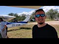 Nsoko airfield, Swasiland. A warm welcome