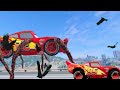 Epic Escape From The Lightning McQueen Eater _ Car VS Lightning McQueen Eater _ BeamNG.Drive