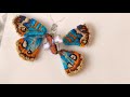 Easy Butterfly brooch tutorial | embroidery gift
