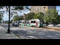 MBTA Green Line Trains On B branch