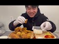 오늘은 몸이 안좋아서 치킨!! BHC핫후라이드 먹방!! bhc chicken mukbang