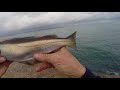 Man Fishing Alone on a Pier: Solo Fishing Trip [FULL DOCUMENTARY]