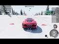Testing FAST CARS VS Puck Avalanche on a Mountain in BeamNG Drive Mods!