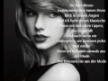 Taylor Swift Style ÜBERSETZUNG [Deutsche Lyrics German Translation]