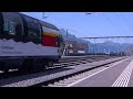 Classic locomotive passing Altdorf station