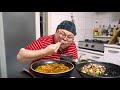 CRAZY Carbohydrates and proteins.!! Pork Belly & Spicy Noodle Mukbang Eatingshow